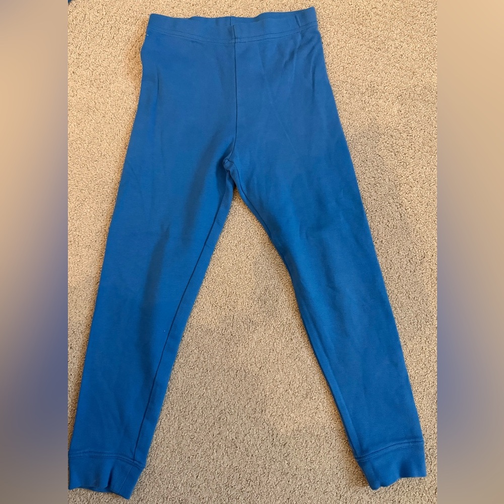 Primary Green and Blue Kids Unisex Pajama Sets (2) 100% Organic Cotton - Size 6 - Picture 7 of 10